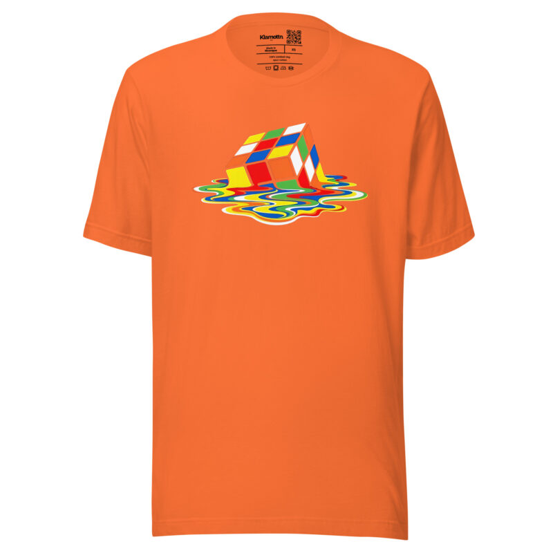 Schmelzender Zauberwürfel Unisex-T-Shirt – T-Shirts – klamottn.de