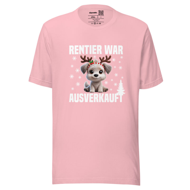 Rentier war ausverkauft Hund als Rudolph Unisex-T-Shirt