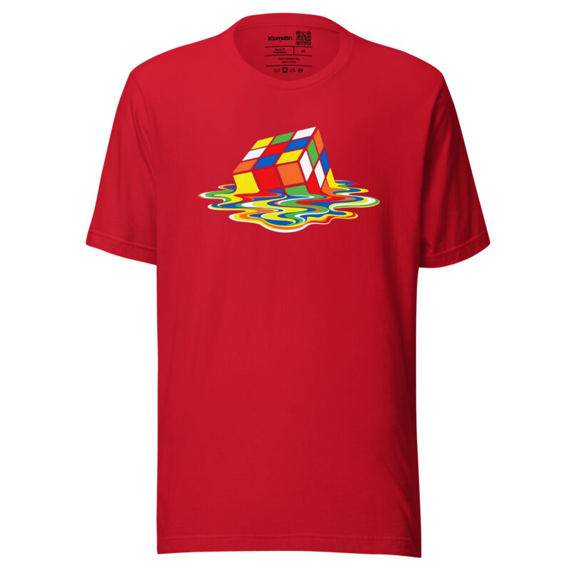 Schmelzender Zauberwürfel Unisex-T-Shirt – T-Shirts – klamottn.de