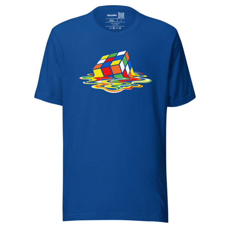 Schmelzender Zauberwürfel Unisex-T-Shirt – T-Shirts – klamottn.de