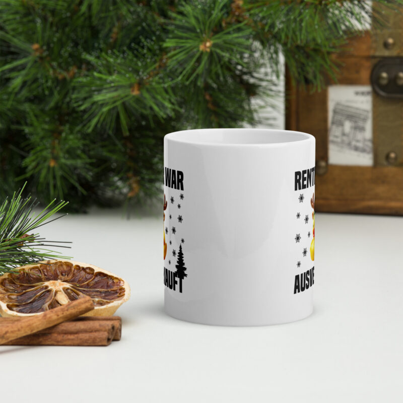 Rentier war ausverkauft Ente als Rudolph Tasse