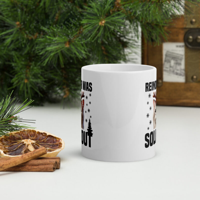 Reindeer was sold out Cat as Rudolph Tasse