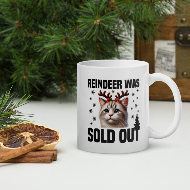 Reindeer was sold out Cat as Rudolph Tasse