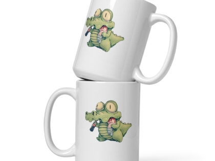 Krokodil mit Cola und "Snack" Tasse – Home & Living – klamottn.de Krokodil mit Cola und "Snack" Tasse – Home & Living – klamottn.de