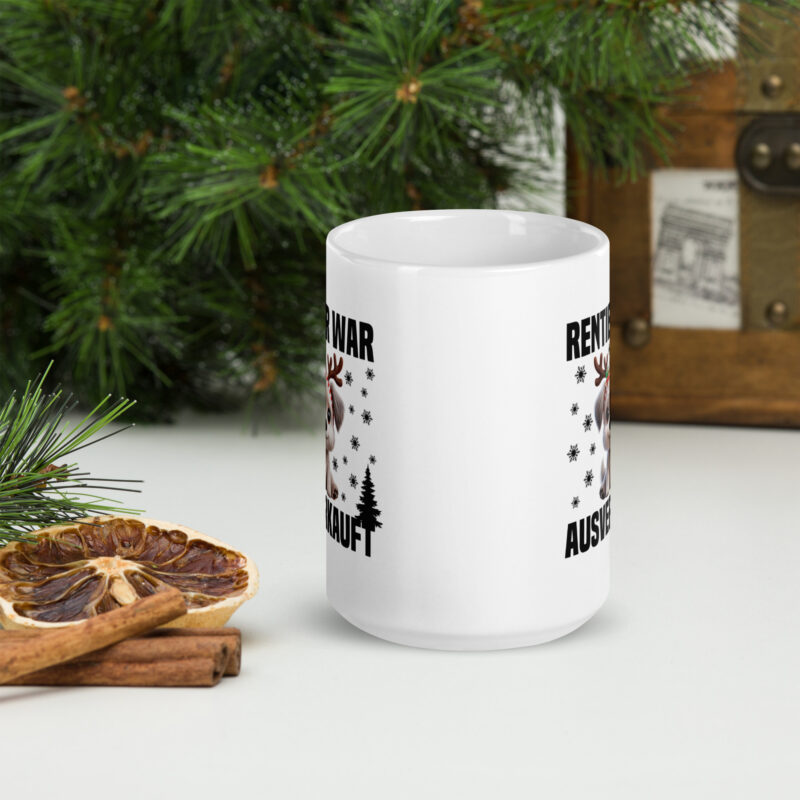 Rentier war ausverkauft Hund als Rudolph Tasse