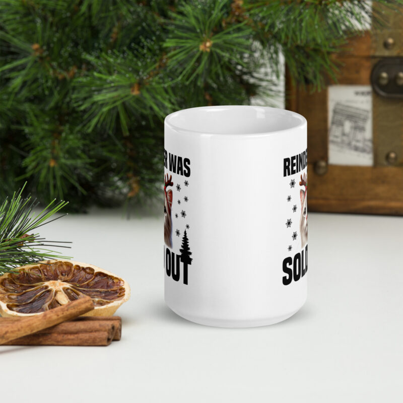Reindeer was sold out Cat as Rudolph Tasse