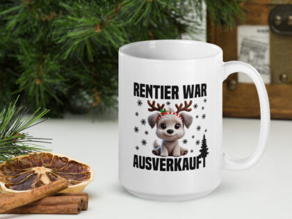 Rentier war ausverkauft Hund als Rudolph Tasse – Home & Living – klamottn.de Rentier war ausverkauft Hund als Rudolph Tasse – Home & Living – klamottn.de