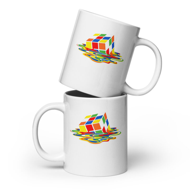 Schmelzender Zauberwürfel Tasse