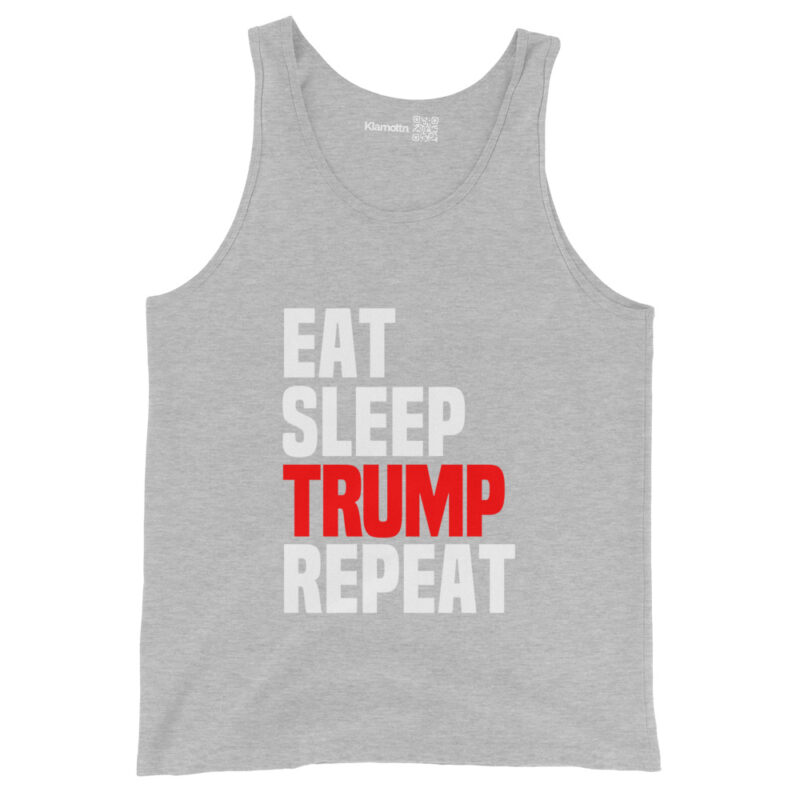 Eat Sleep Trump Repeat Unisex-Tank-Top – Tank Tops – klamottn.de