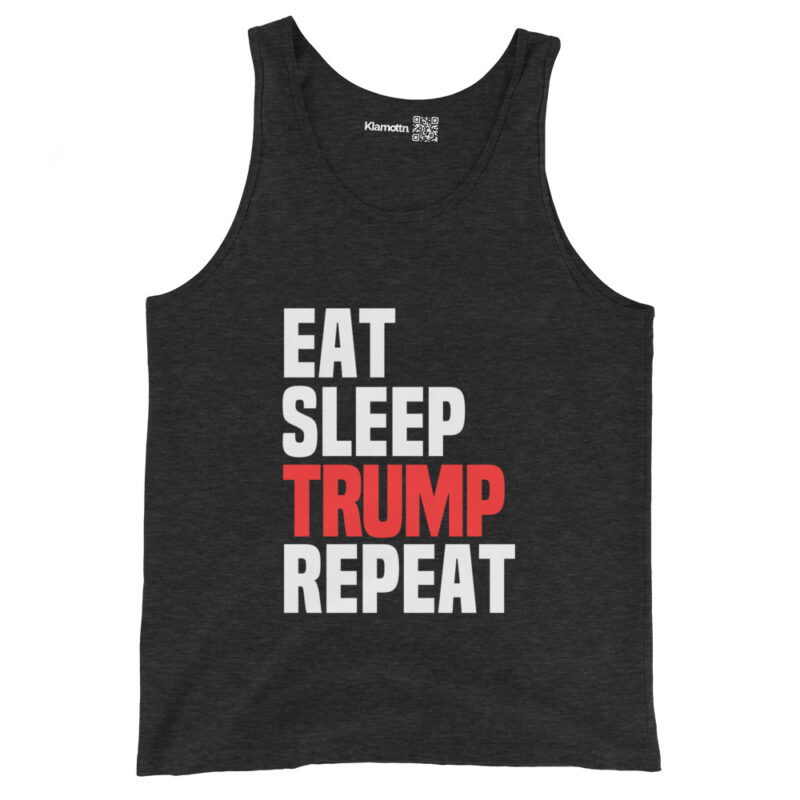 Eat Sleep Trump Repeat Unisex-Tank-Top – Tank Tops – klamottn.de
