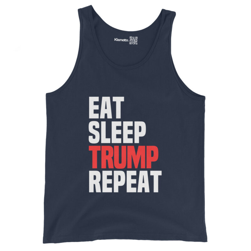 Eat Sleep Trump Repeat Unisex-Tank-Top – Tank Tops – klamottn.de