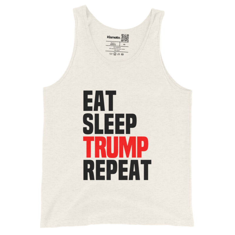 Eat Sleep Trump Repeat Unisex-Tank-Top – Tank Tops – klamottn.de