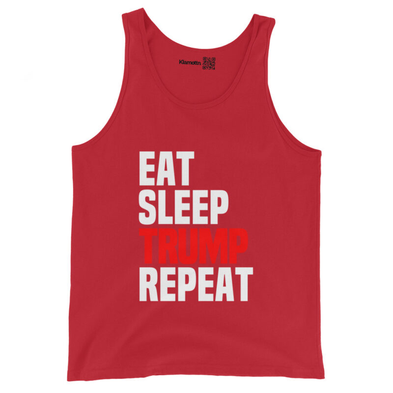Eat Sleep Trump Repeat Unisex-Tank-Top – Tank Tops – klamottn.de
