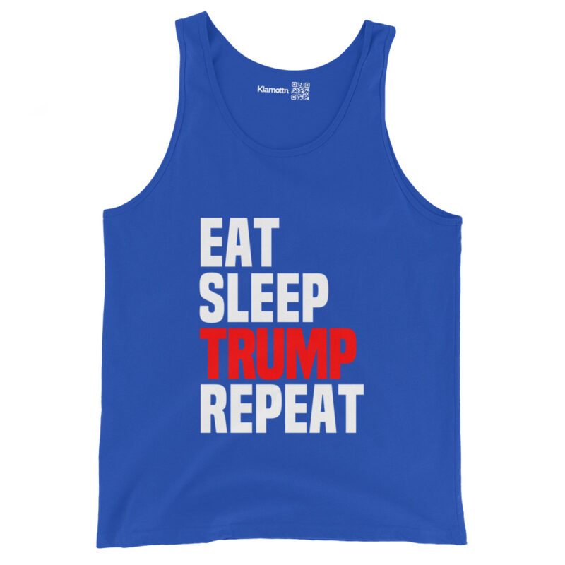 Eat Sleep Trump Repeat Unisex-Tank-Top – Tank Tops – klamottn.de
