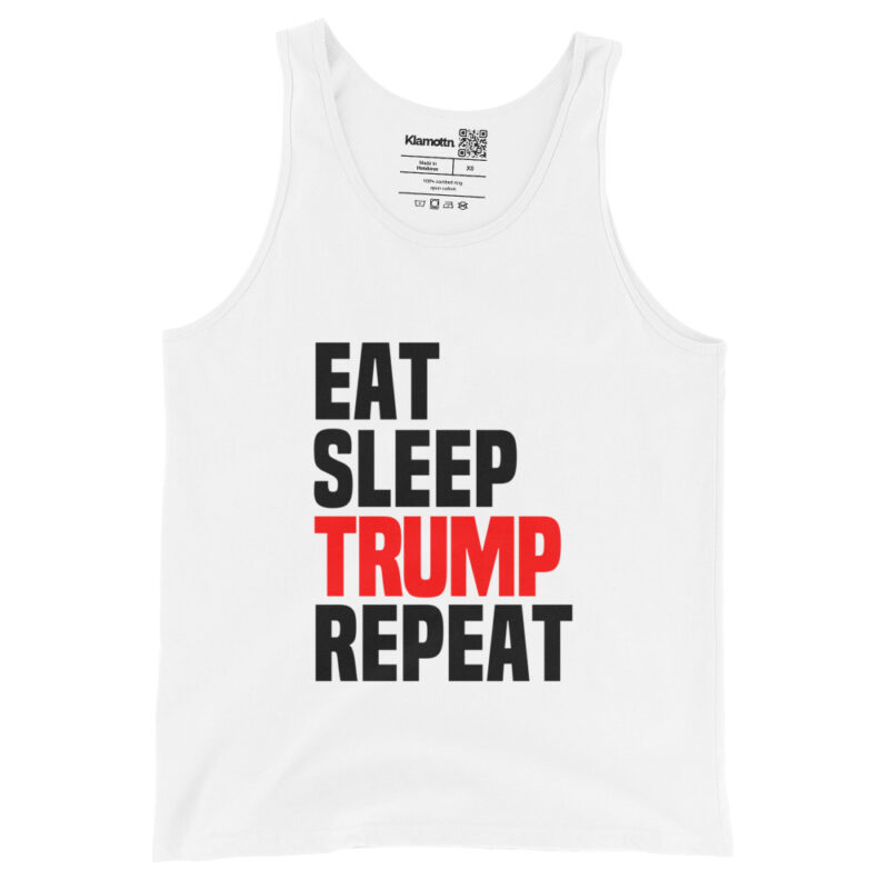 Eat Sleep Trump Repeat Unisex-Tank-Top – Tank Tops – klamottn.de