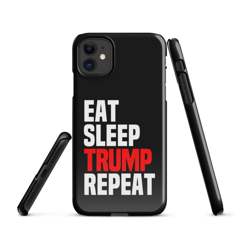 Eat Sleep Trump Repeat Snapcase iPhone®-Hülle – Accessoires – klamottn.de