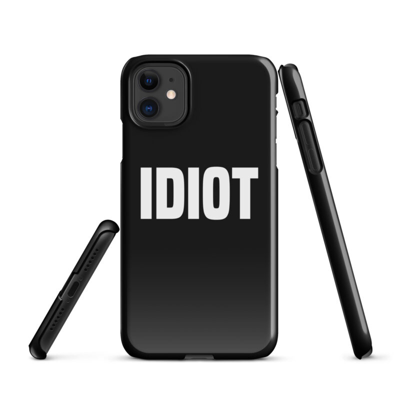 Idiot Snapcase iPhone®-Hülle – Accessoires – klamottn.de