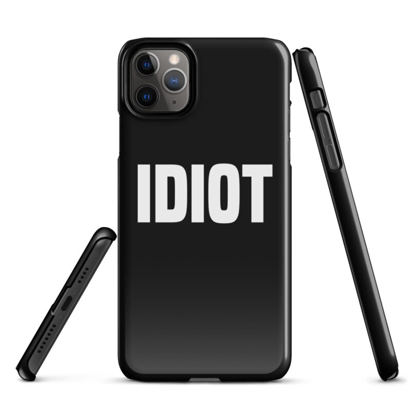 Idiot Snapcase iPhone®-Hülle – Accessoires – klamottn.de