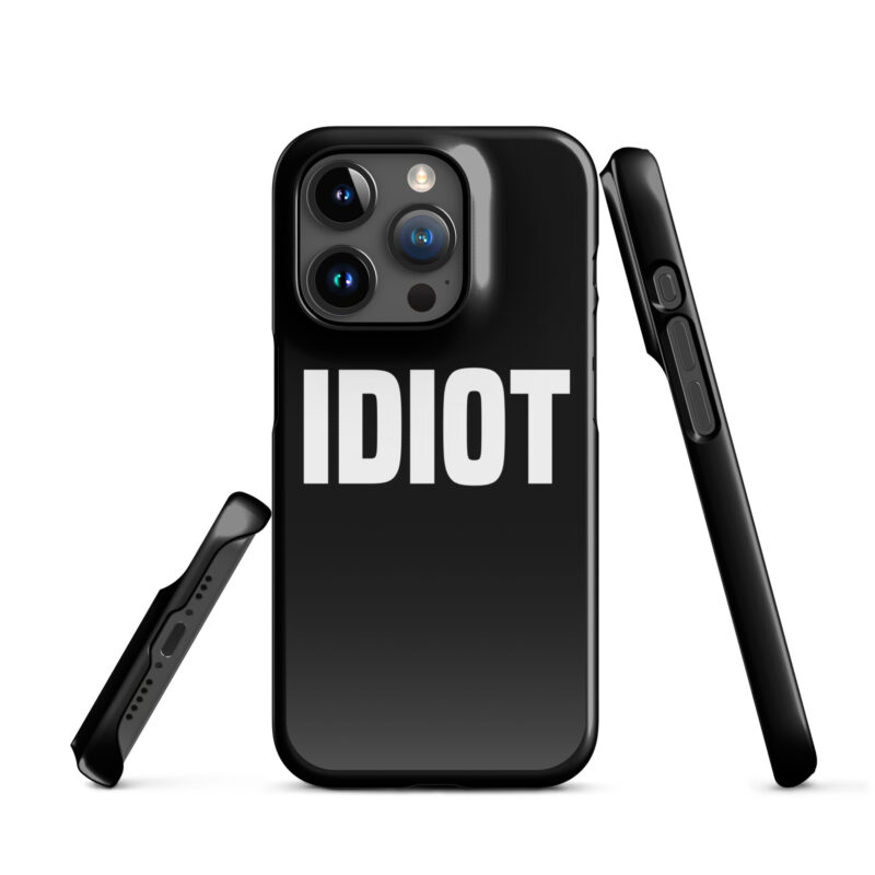 Idiot Snapcase iPhone®-Hülle – Accessoires – klamottn.de