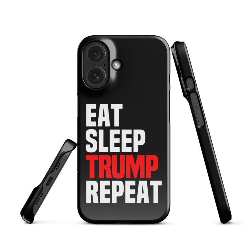 Eat Sleep Trump Repeat Snapcase iPhone®-Hülle – Accessoires – klamottn.de