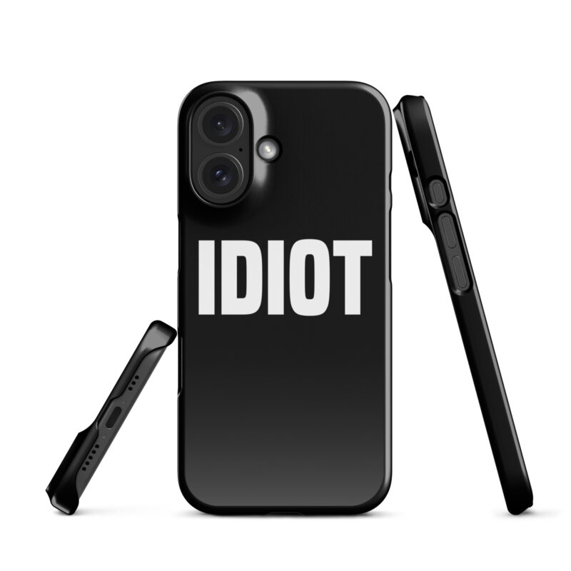 Idiot Snapcase iPhone®-Hülle – Accessoires – klamottn.de