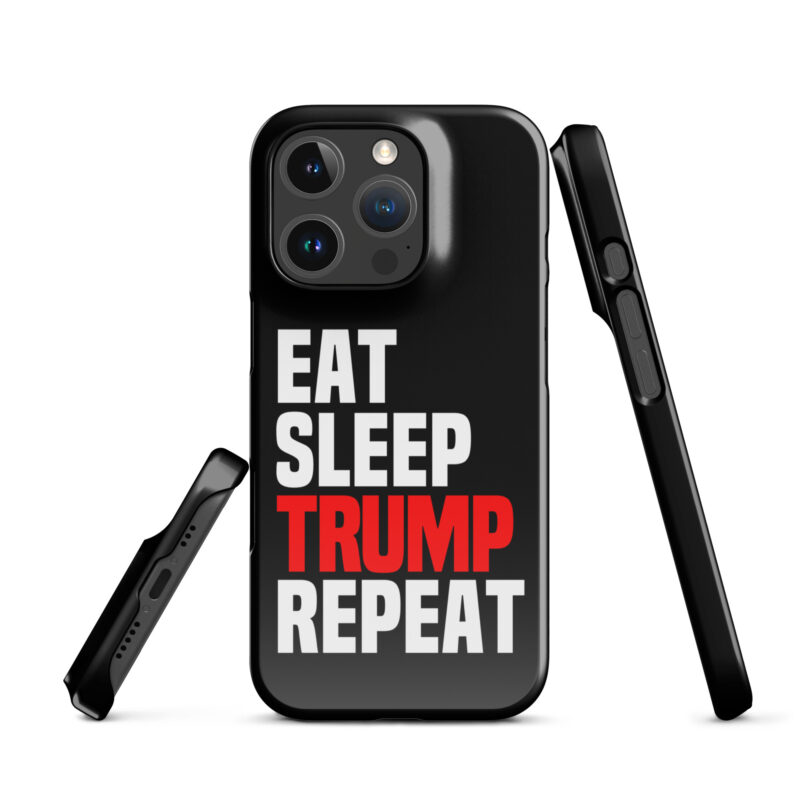 Eat Sleep Trump Repeat Snapcase iPhone®-Hülle – Accessoires – klamottn.de