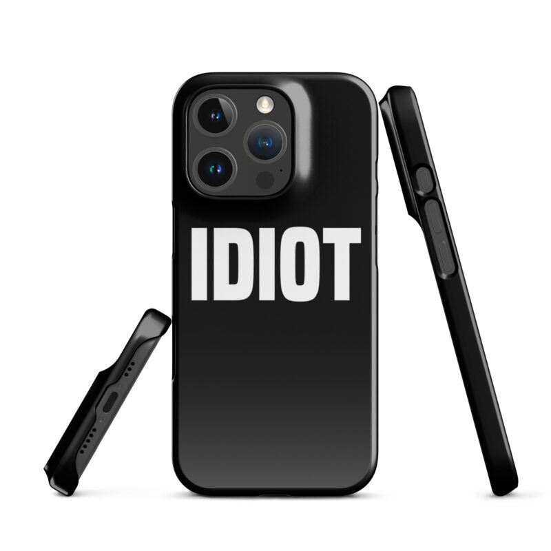 Idiot Snapcase iPhone®-Hülle – Accessoires – klamottn.de
