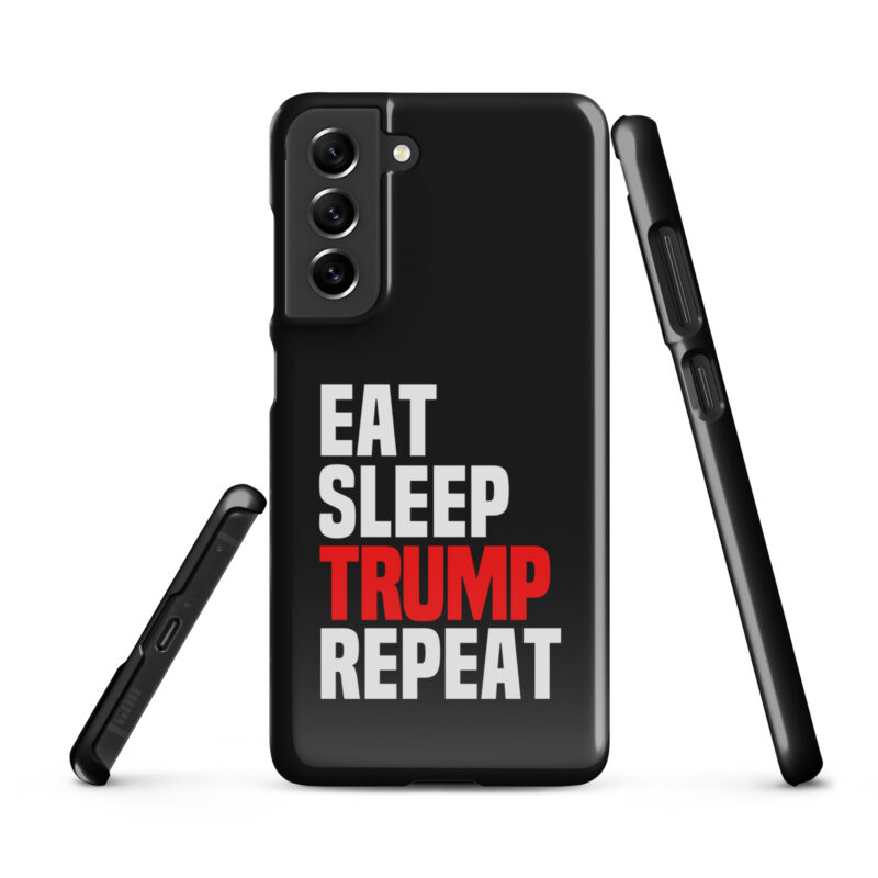 Eat Sleep Trump Repeat Snapcase Samsung®-Hülle – Accessoires – klamottn.de