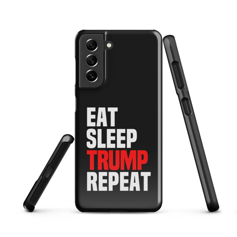 Eat Sleep Trump Repeat Snapcase Samsung®-Hülle – Accessoires – klamottn.de