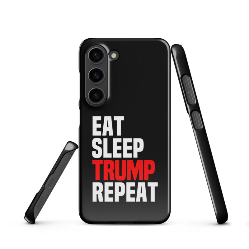 Eat Sleep Trump Repeat Snapcase Samsung®-Hülle – Accessoires – klamottn.de
