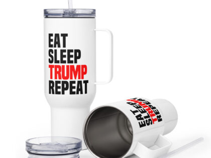 Eat Sleep Trump Repeat Reisebecher mit Griff – Accessoires – klamottn.de Eat Sleep Trump Repeat Reisebecher mit Griff – Accessoires – klamottn.de