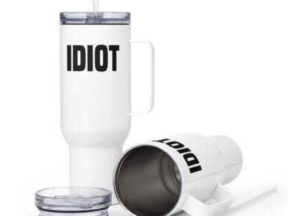 Idiot Reisebecher mit Griff – Accessoires – klamottn.de Idiot Reisebecher mit Griff – Accessoires – klamottn.de
