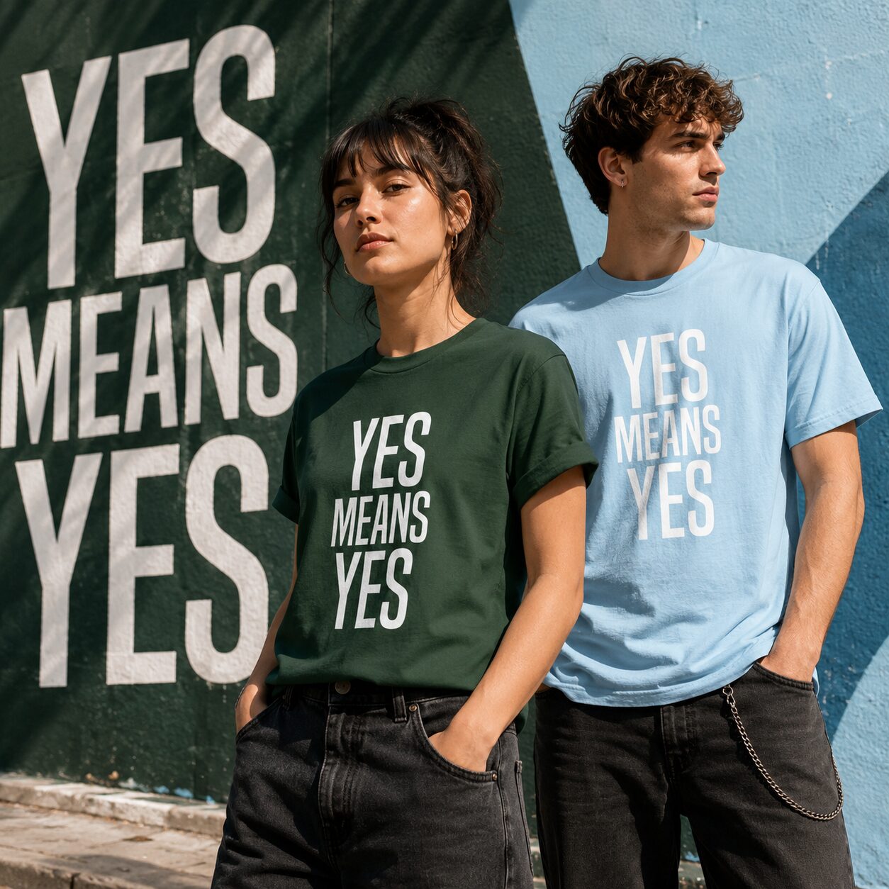Yes means Yes Unisex-T-Shirt – T-Shirts – Klamottn™ Yes means Yes Unisex-T-Shirt – T-Shirts – Klamottn™