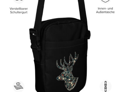 Mosaik-Hirsch Umhängetasche – Accessoires – klamottn.de Mosaik-Hirsch Umhängetasche – Accessoires – klamottn.de