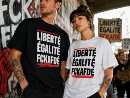 Liberté, Égalité, FckAfDé Unisex-T-Shirt – T-Shirts – Klamottn™