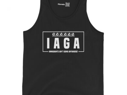 IAGA – Immigrants Ain’t Going Anywhere Unisex-Tank-Top – Tank Tops – klamottn.de IAGA – Immigrants Ain’t Going Anywhere Unisex-Tank-Top – Tank Tops – klamottn.de