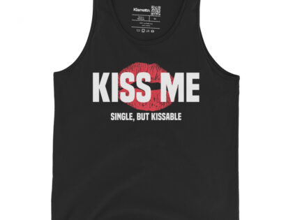 Kiss Me – Single, but Kissable Unisex-Tank-Top – Tank Tops – klamottn.de Kiss Me – Single, but Kissable Unisex-Tank-Top – Tank Tops – klamottn.de