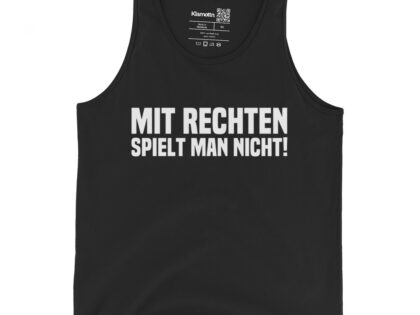 Mit Rechten spielt man nicht Unisex-Tank-Top – Tank Tops – klamottn.de Mit Rechten spielt man nicht Unisex-Tank-Top – Tank Tops – klamottn.de