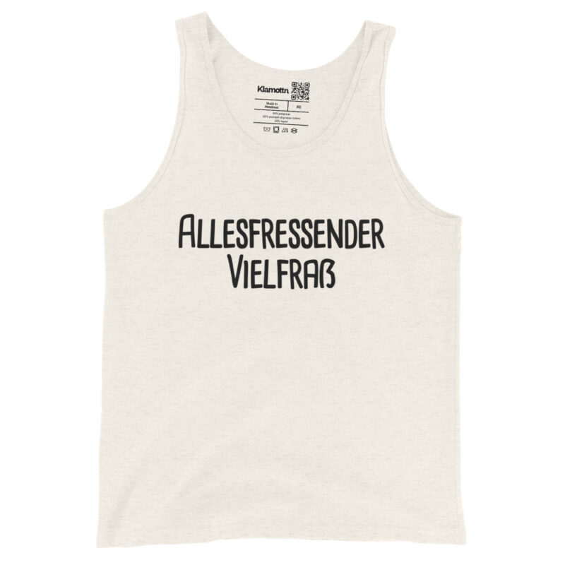 Allesfressender Vielfraß Unisex-Tank-Top – Tank Tops – klamottn.de