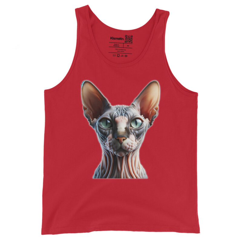 Mystische Sphynx-Katze Unisex-Tank-Top – Tank Tops – klamottn.de