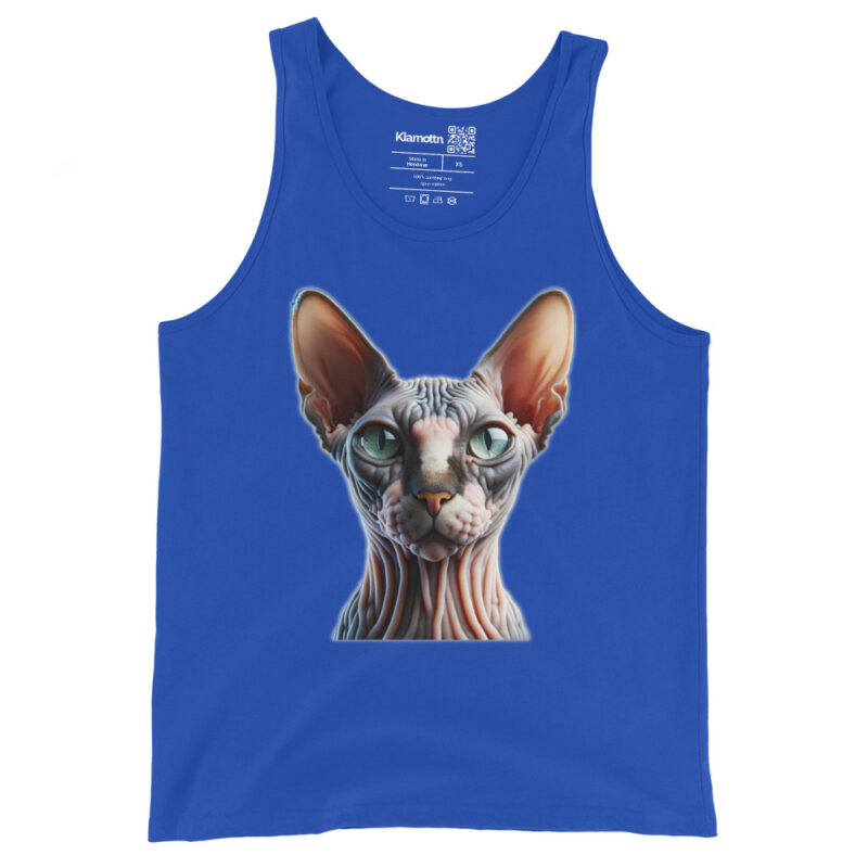 Mystische Sphynx-Katze Unisex-Tank-Top – Tank Tops – klamottn.de