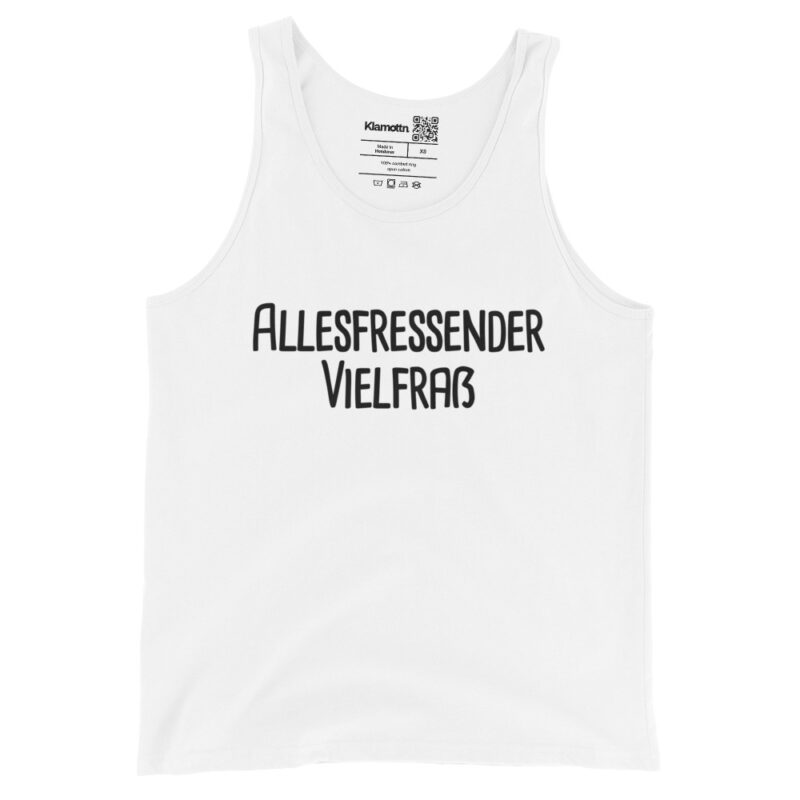 Allesfressender Vielfraß Unisex-Tank-Top – Tank Tops – klamottn.de