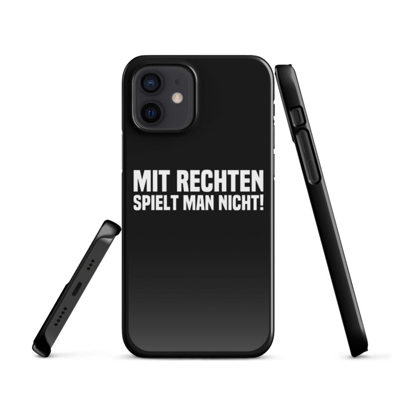 Mit Rechten spielt man nicht Snapcase iPhone®-Hülle – Accessoires – klamottn.de
