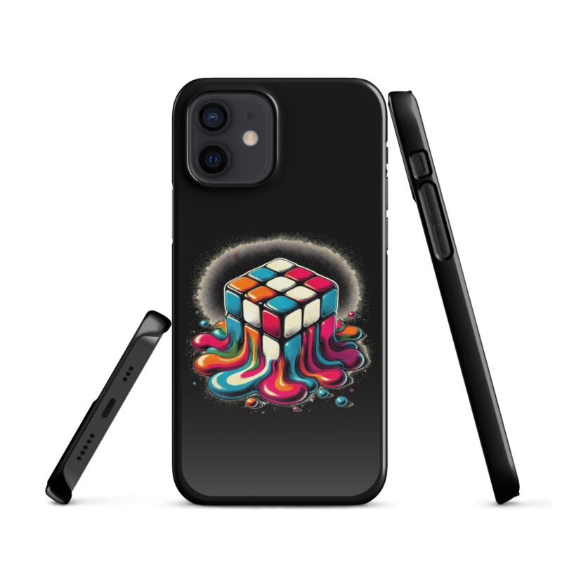 Schmelzender vintage Zauberwürfel Snapcase iPhone®-Hülle – Accessoires – klamottn.de