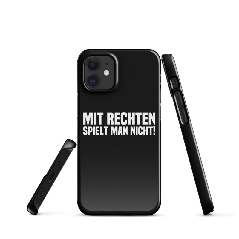 Mit Rechten spielt man nicht Snapcase iPhone®-Hülle – Accessoires – klamottn.de