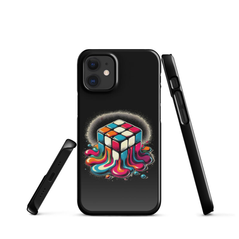 Schmelzender vintage Zauberwürfel Snapcase iPhone®-Hülle – Accessoires – klamottn.de