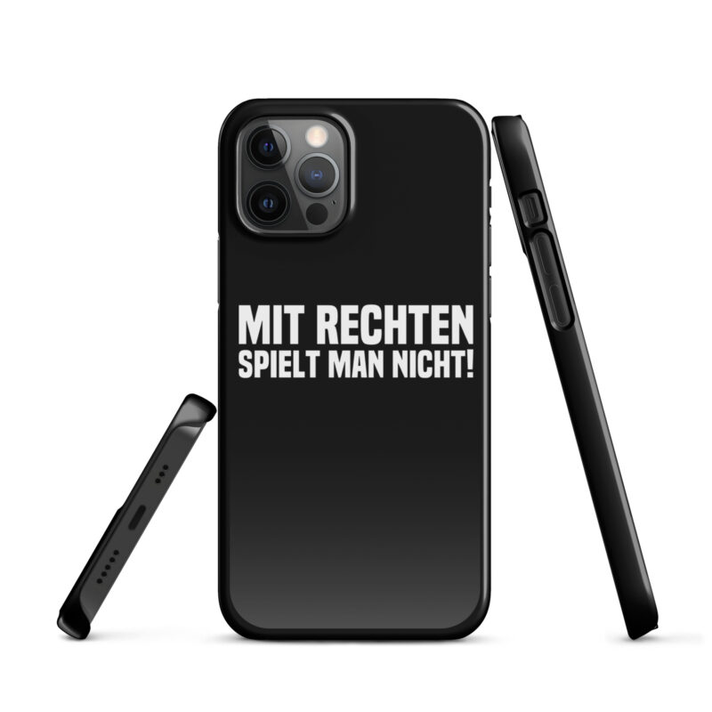 Mit Rechten spielt man nicht Snapcase iPhone®-Hülle – Accessoires – klamottn.de