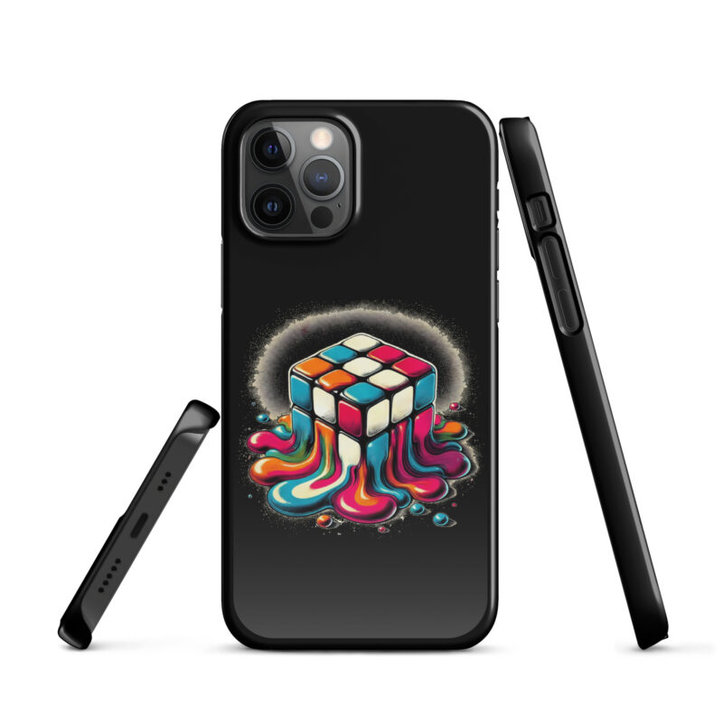 Schmelzender vintage Zauberwürfel Snapcase iPhone®-Hülle – Accessoires – klamottn.de