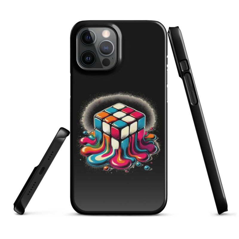 Schmelzender vintage Zauberwürfel Snapcase iPhone®-Hülle – Accessoires – klamottn.de