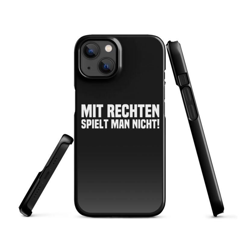Mit Rechten spielt man nicht Snapcase iPhone®-Hülle – Accessoires – klamottn.de